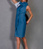 Extravagant Denim Showstopper Dress