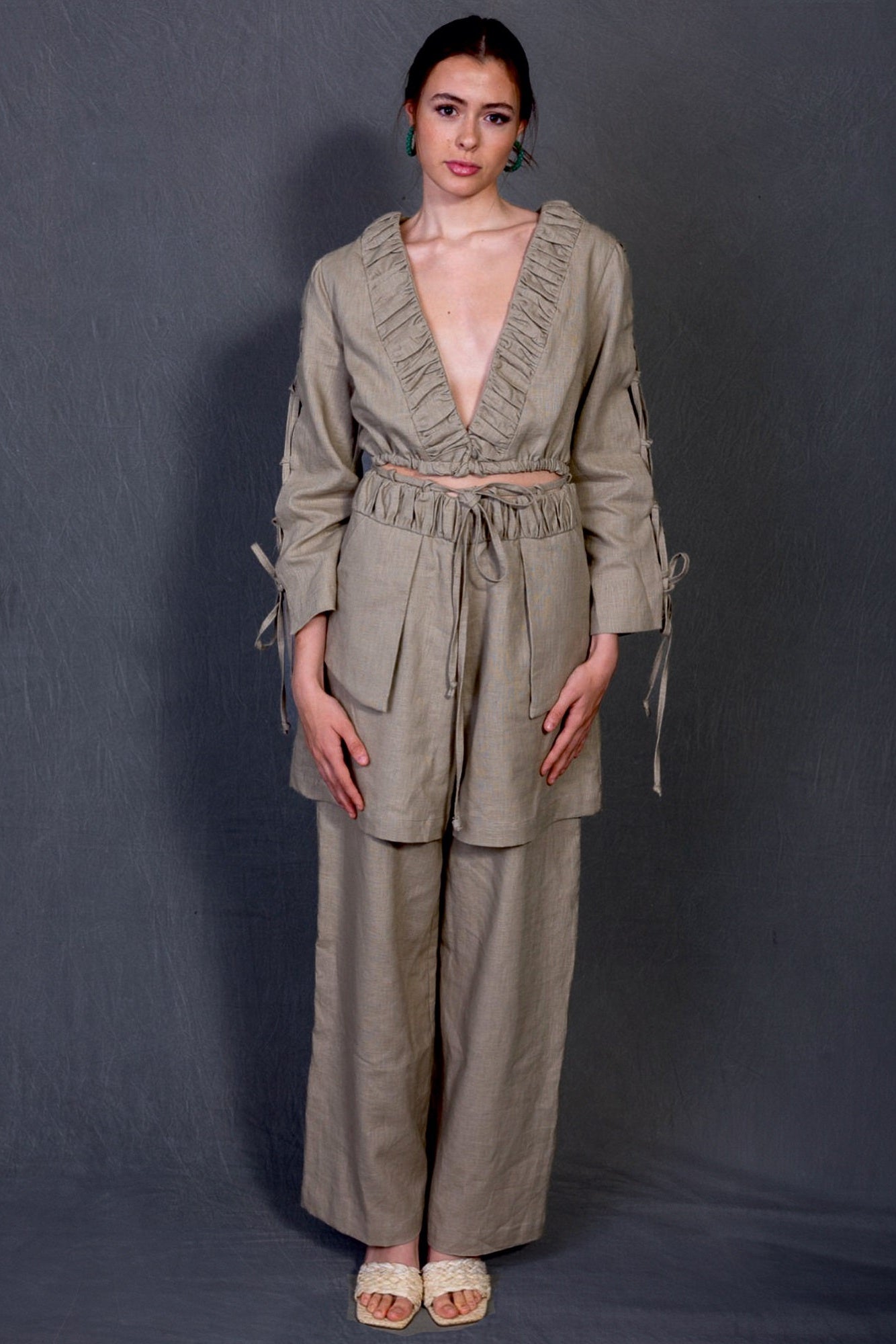 Desert Sands Criss-Cross Jumpsuit