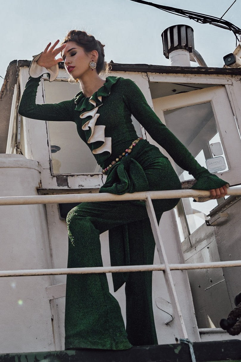 Blouse EMERALD SCULPTURE