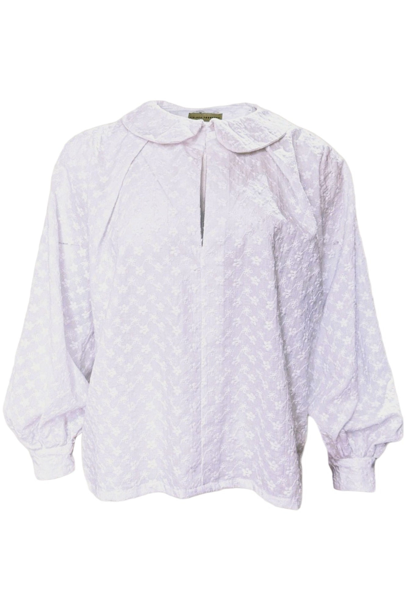 Serene White Blossom Blouse