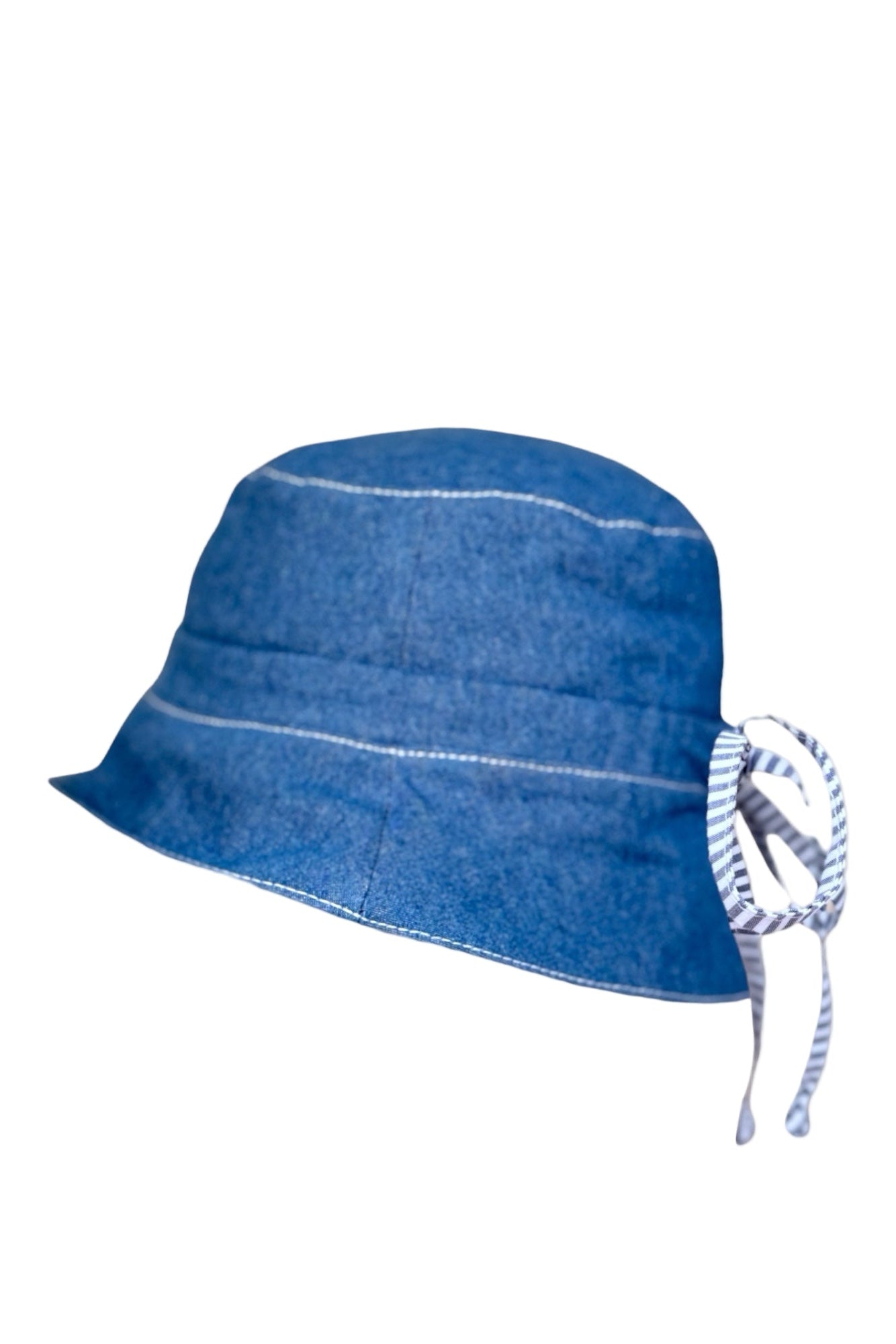 Sun-kissed Denim Breeze Bucket Hat