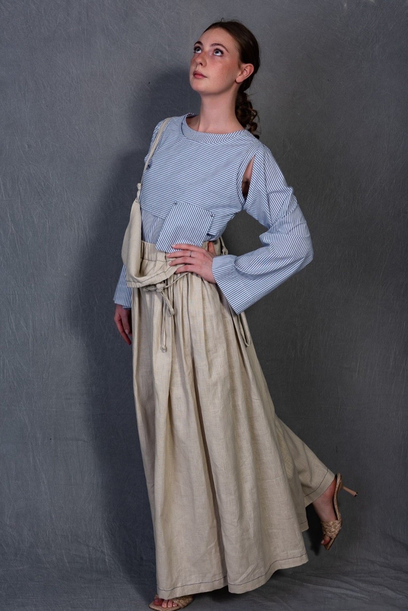 Organic Maxi Sunrise Symphony Pocket Skirt