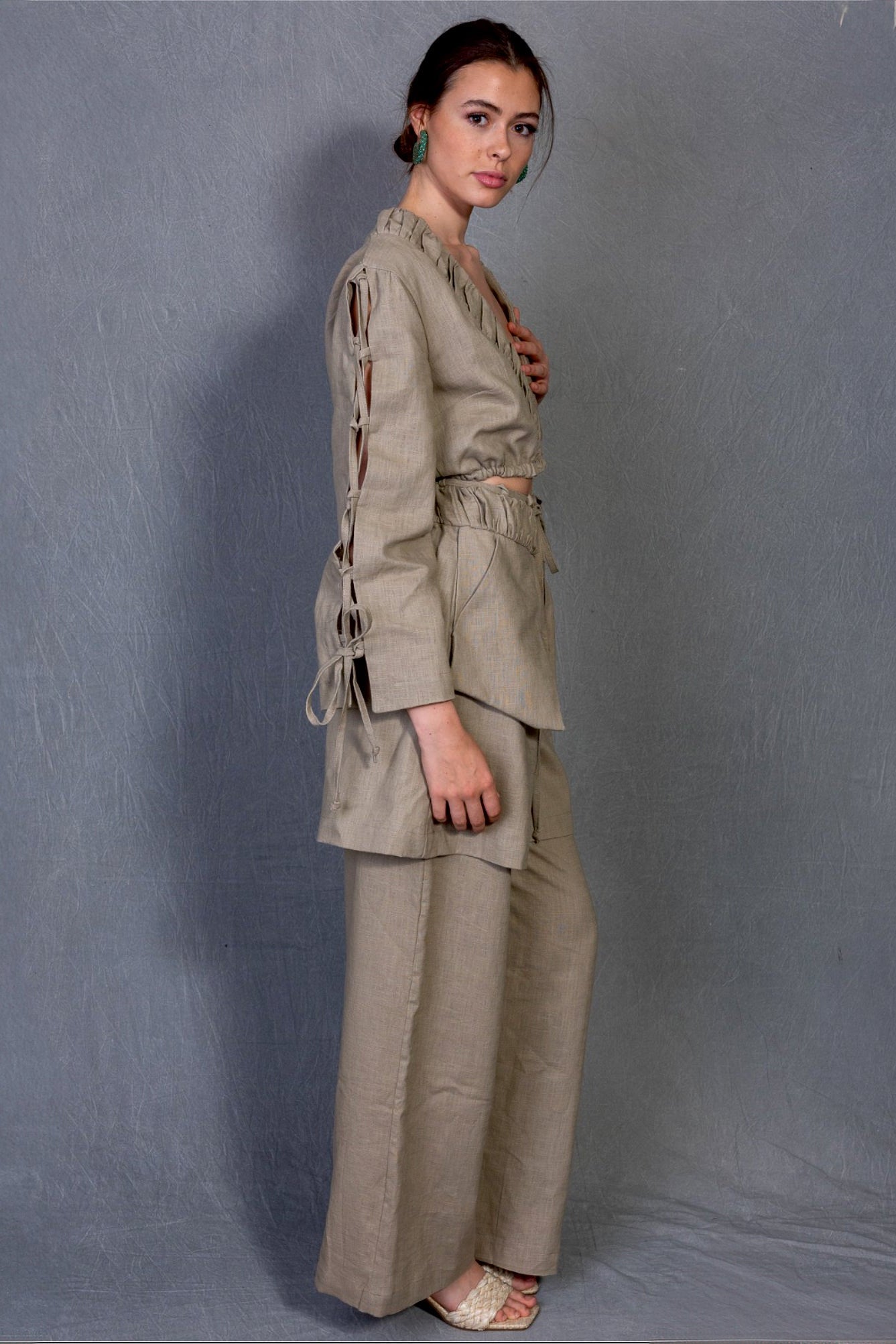 Desert Sands Criss-Cross Jumpsuit