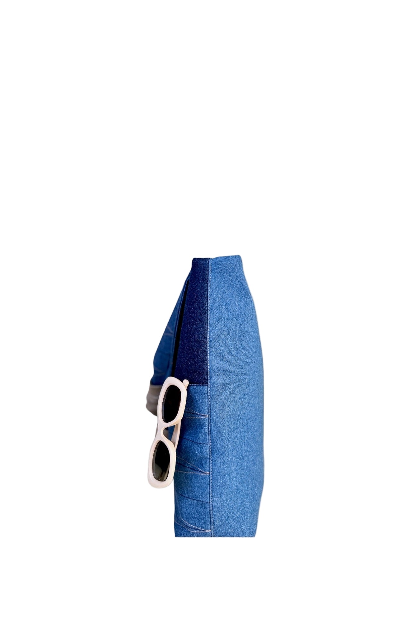 Artistic Denim Statement Bag