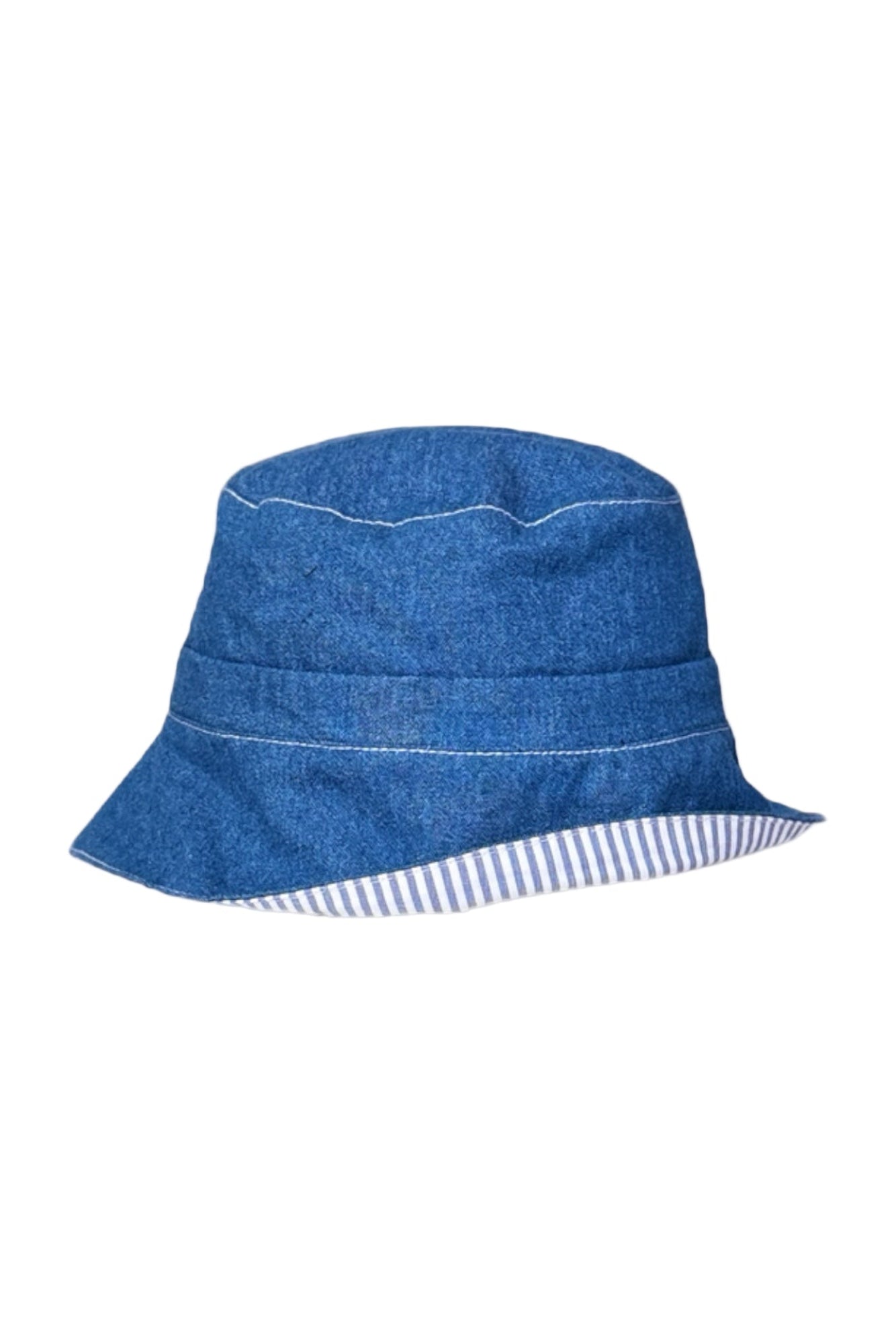 Sun-kissed Denim Breeze Bucket Hat