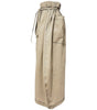 Linen-look sample skirt with pleated volume