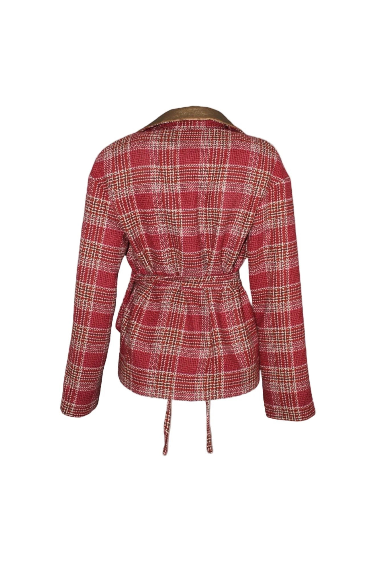 Women's Red Plaid Jacket