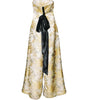 Marbled patterned fabric with a black ribbon on a white background