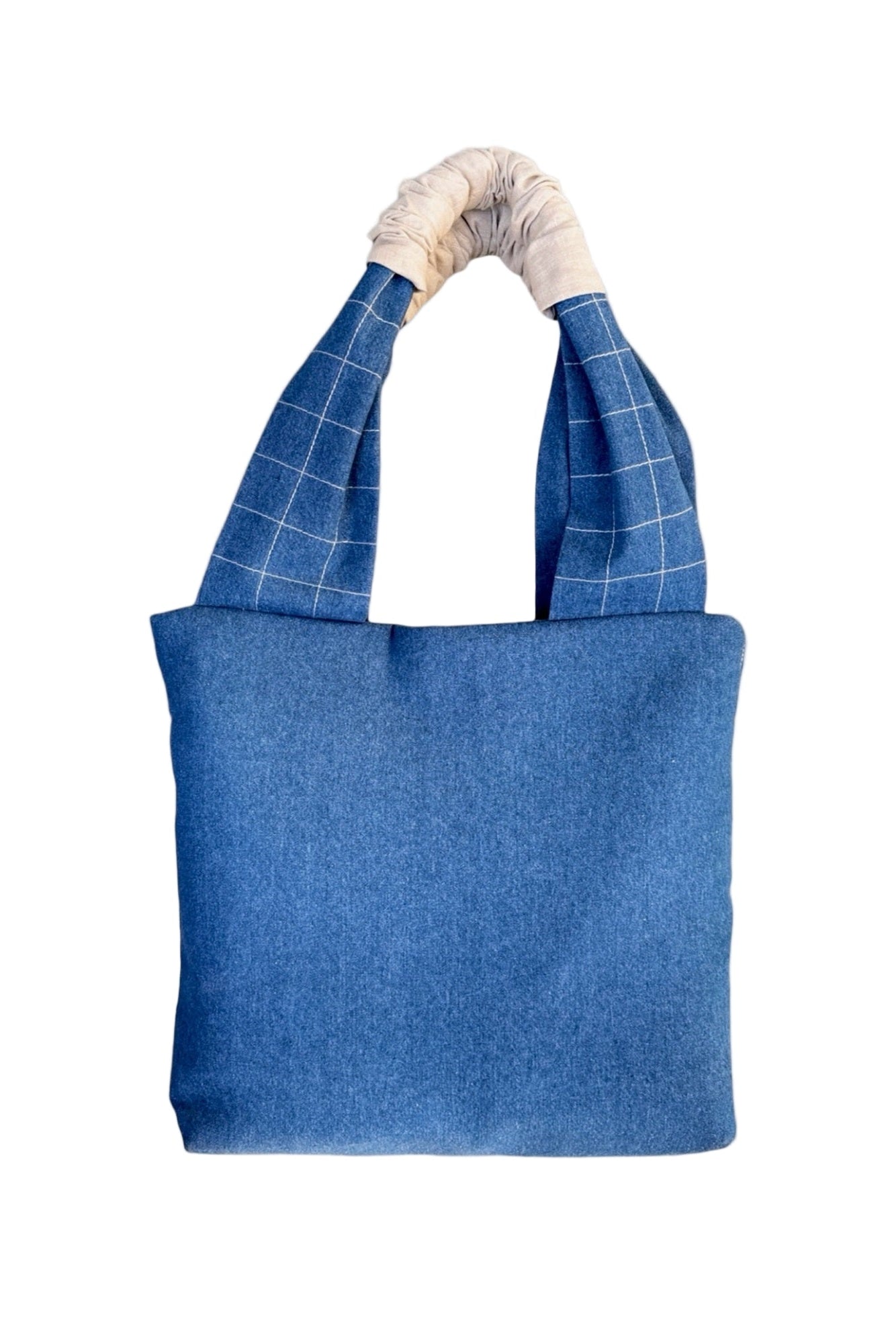 Artistic Denim Statement Bag