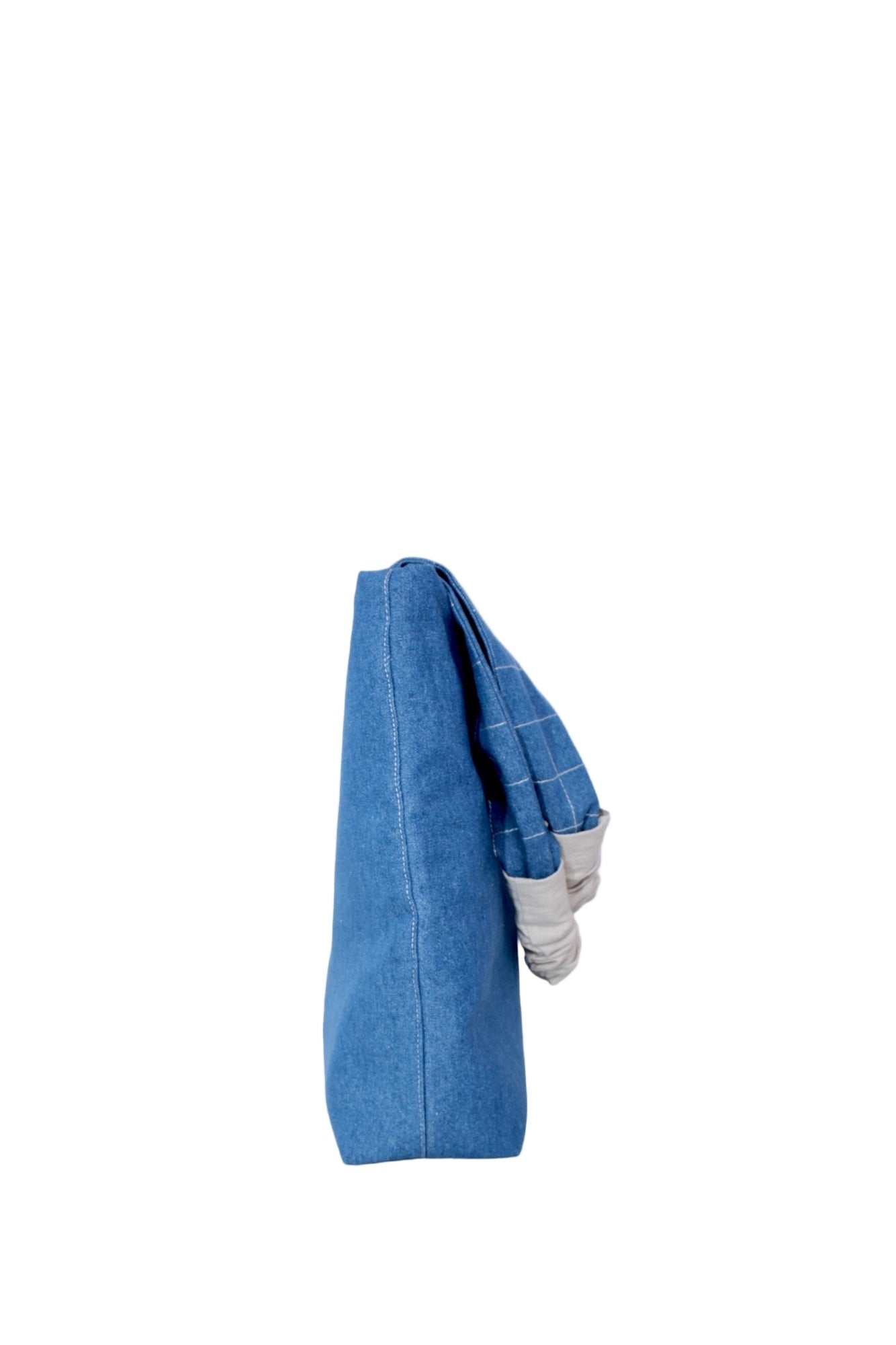 Artistic Denim Statement Bag