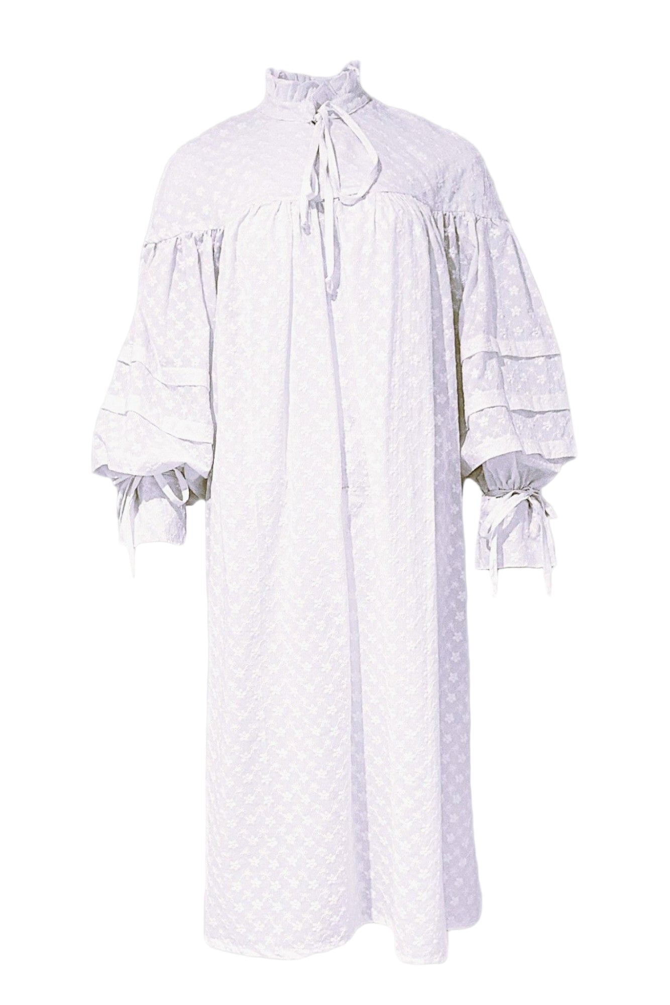 Embroidered Cotton Voile Dress