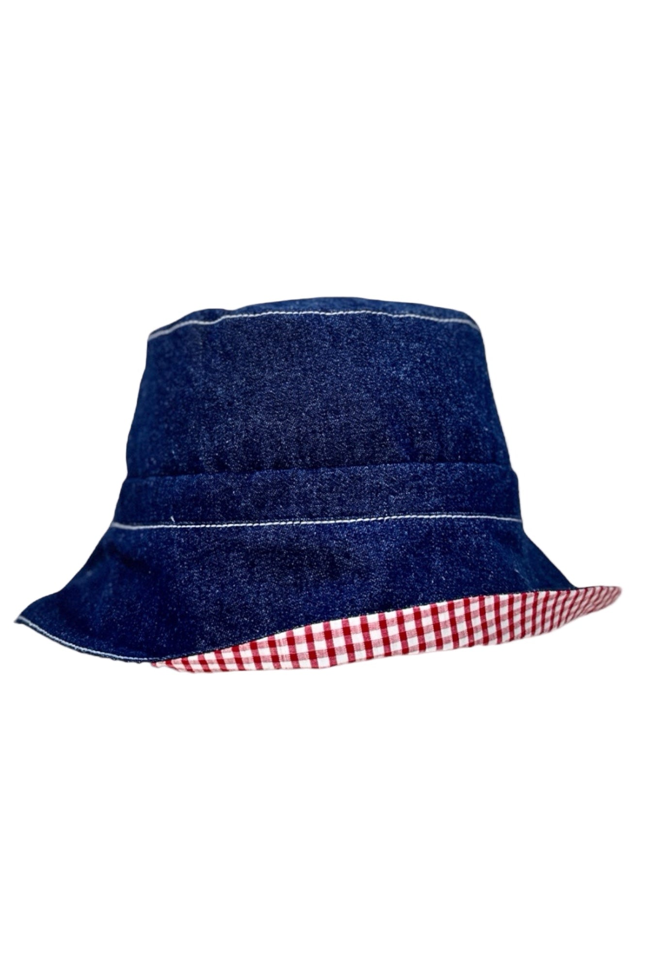Navy Denim Adjustable Bucket Hat