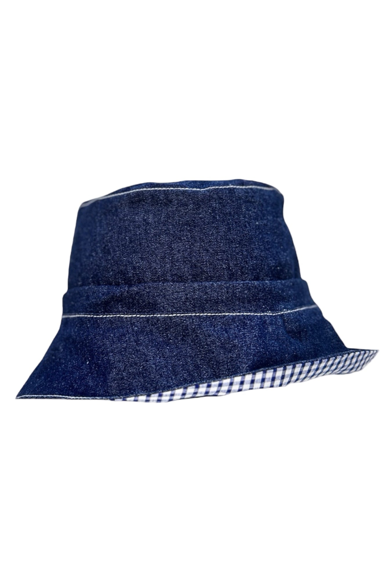 Navy Denim Adjustable Bucket Hat
