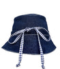 Navy Denim Adjustable Bucket Hat