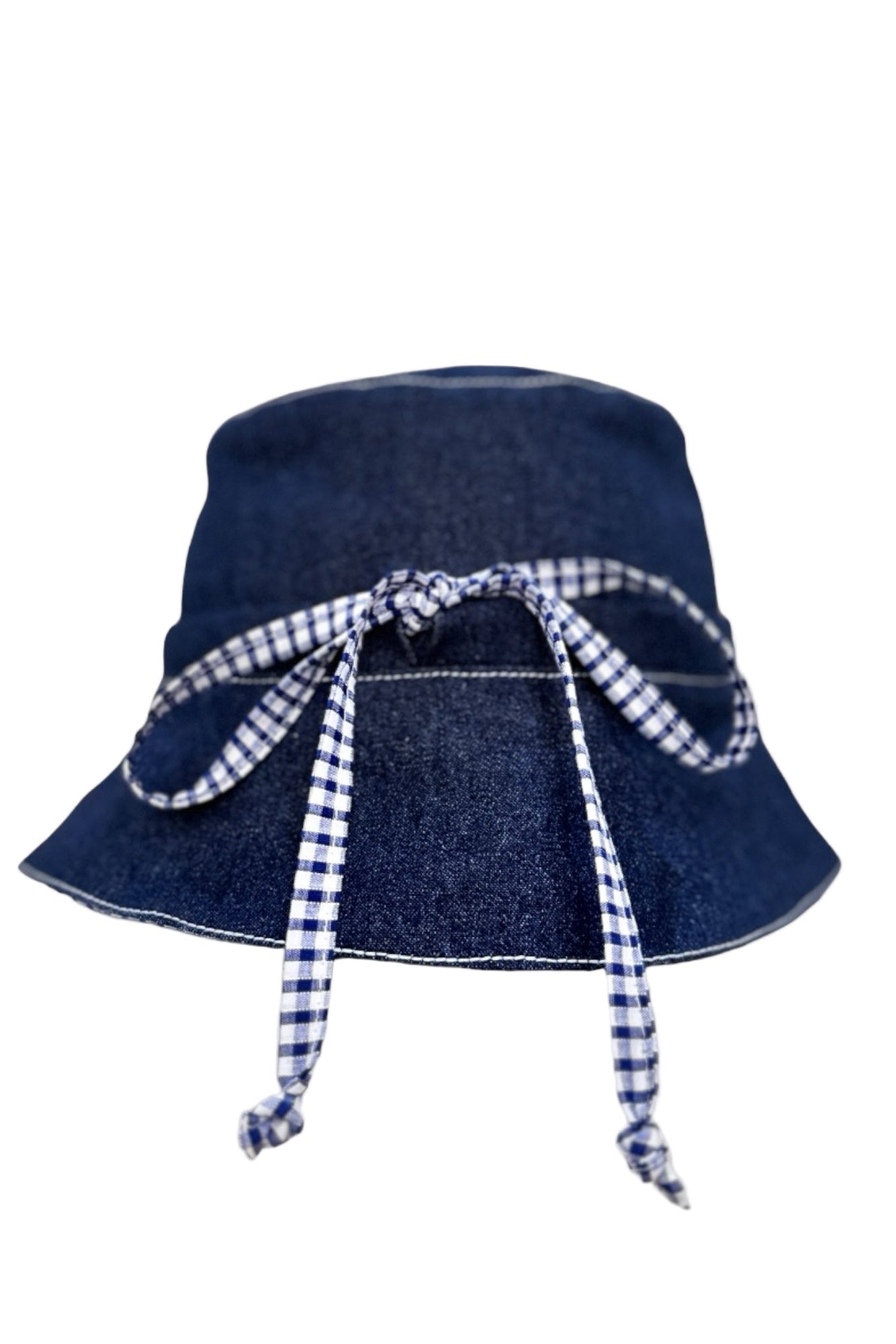 Navy Denim Adjustable Bucket Hat