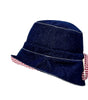 Navy Denim Adjustable Bucket Hat