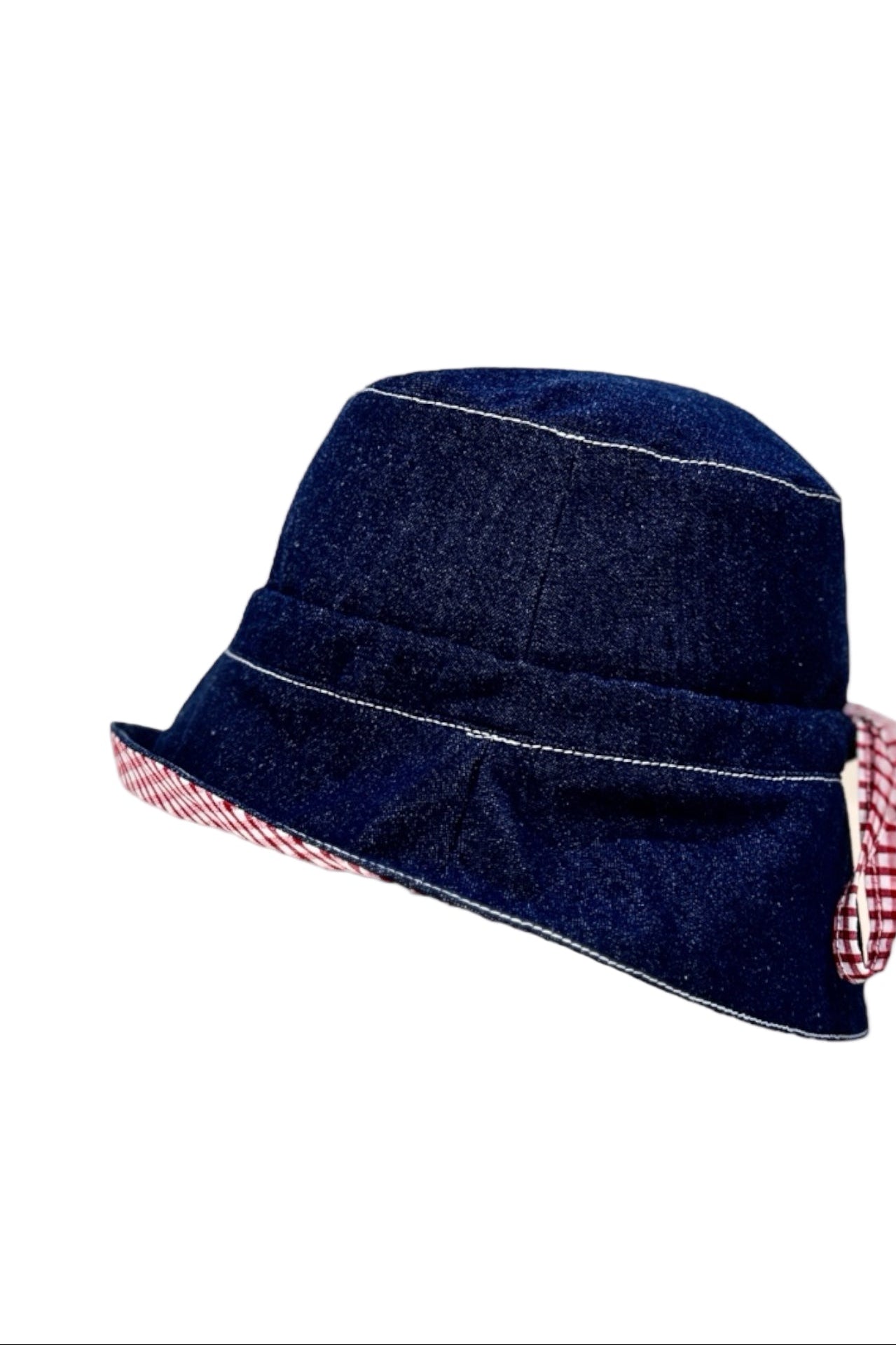 Navy Denim Adjustable Bucket Hat