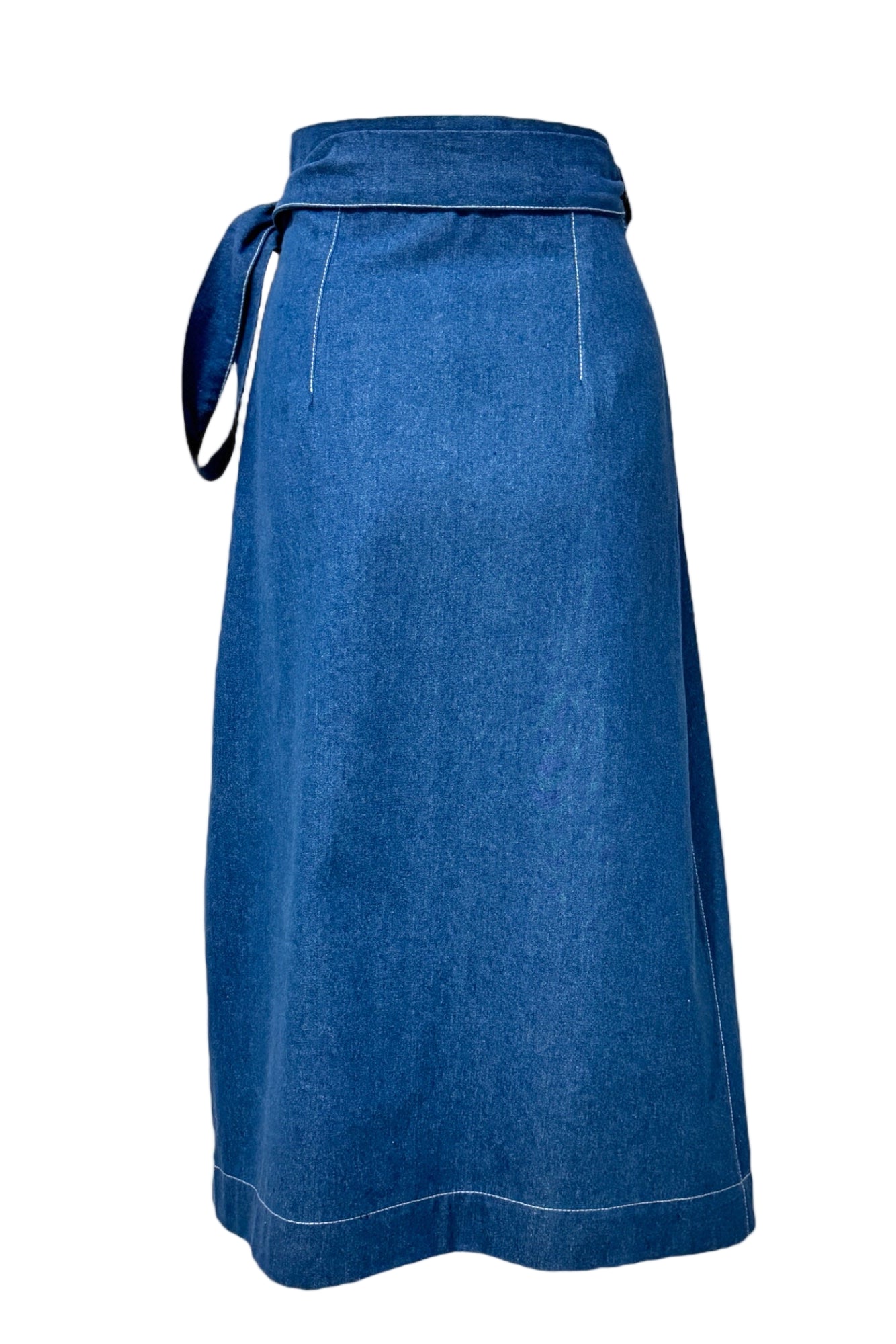 Denim Midi Skirt