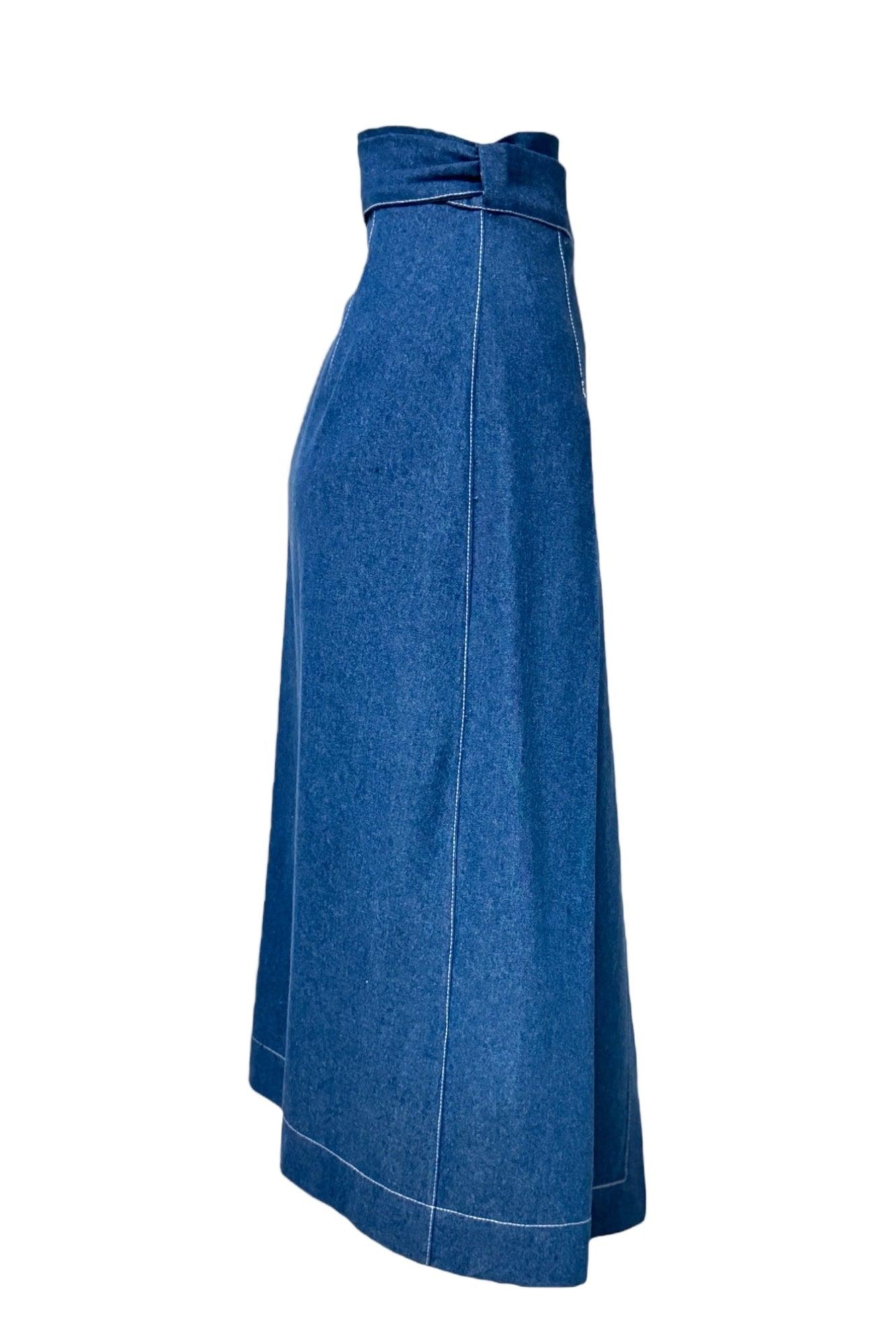 Denim Midi Skirt