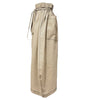 Linen-look sample skirt with pleated volume