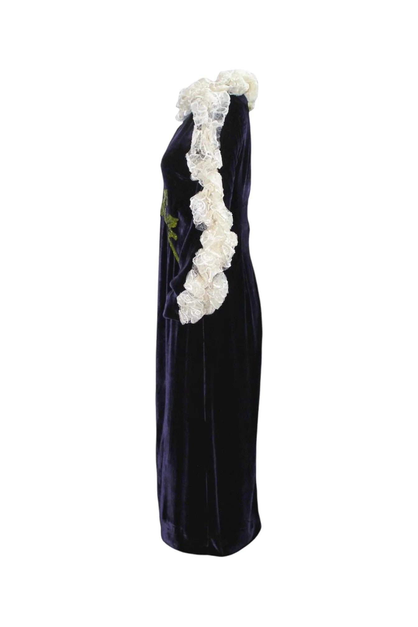 VELVET ROSE Midi Dress