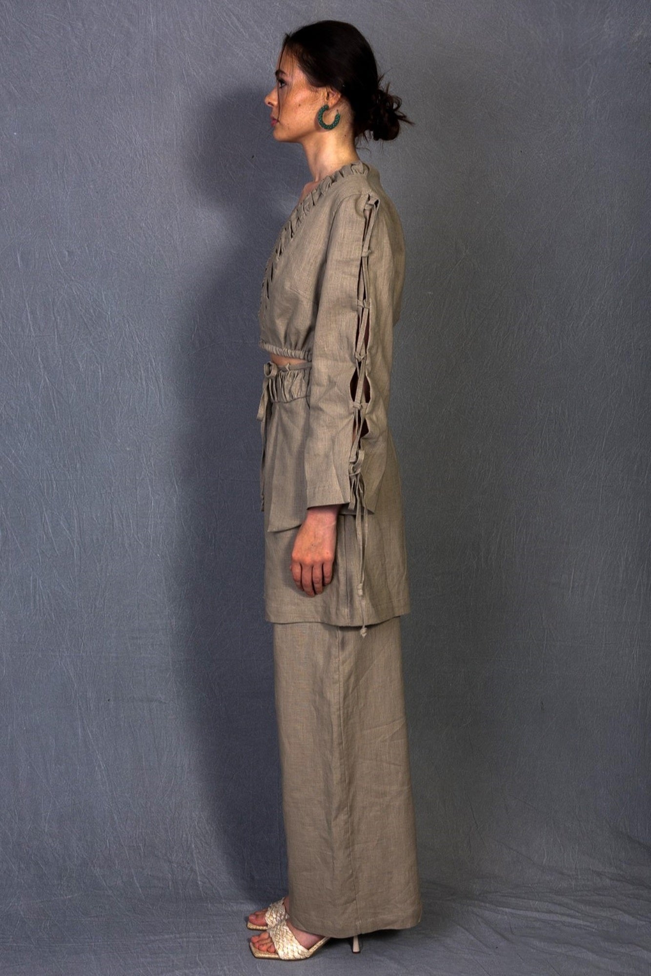 Desert Sands Criss-Cross Jumpsuit