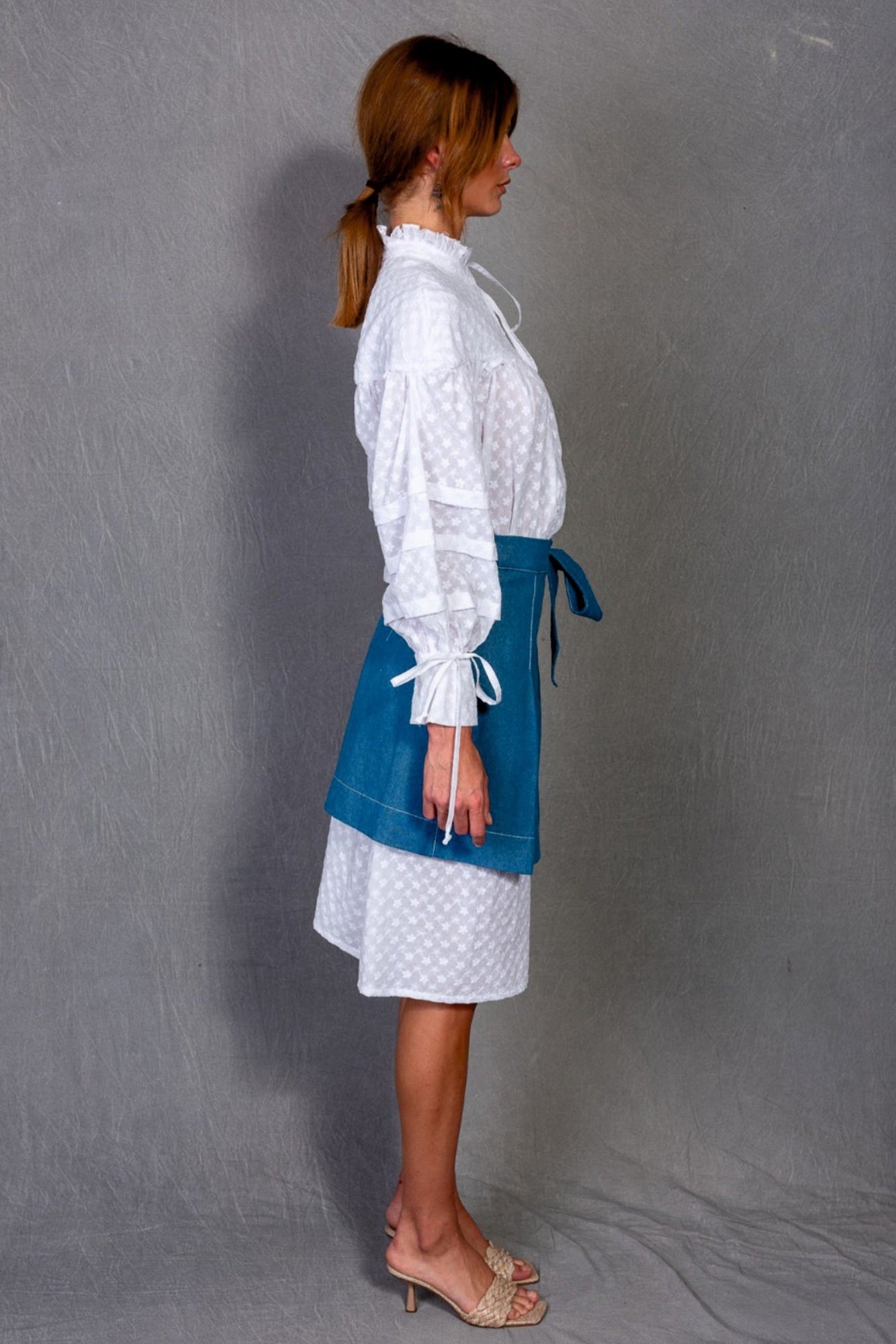 Embroidered Cotton Voile Dress