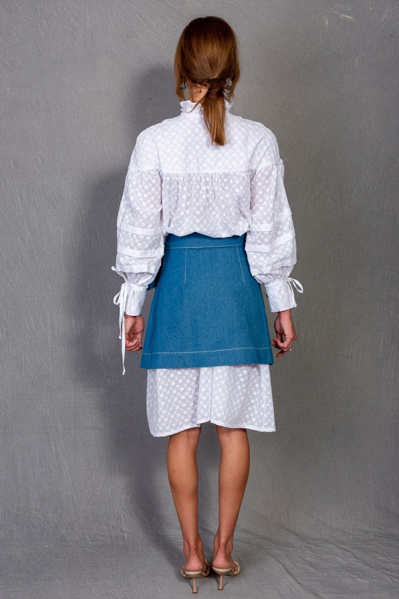Embroidered Cotton Voile Dress