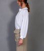 Serene White Blossom Blouse