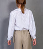 Serene White Blossom Blouse