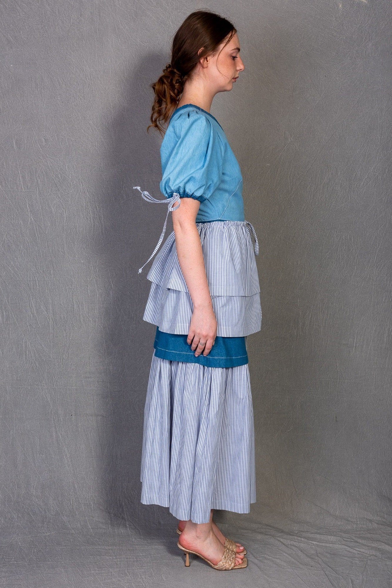 Denim Twilight Symphony Dress