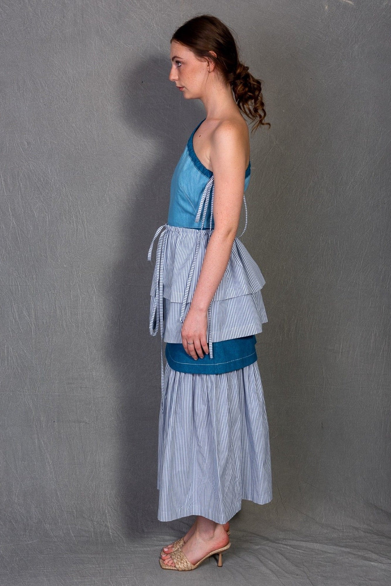 Denim Twilight Symphony Dress