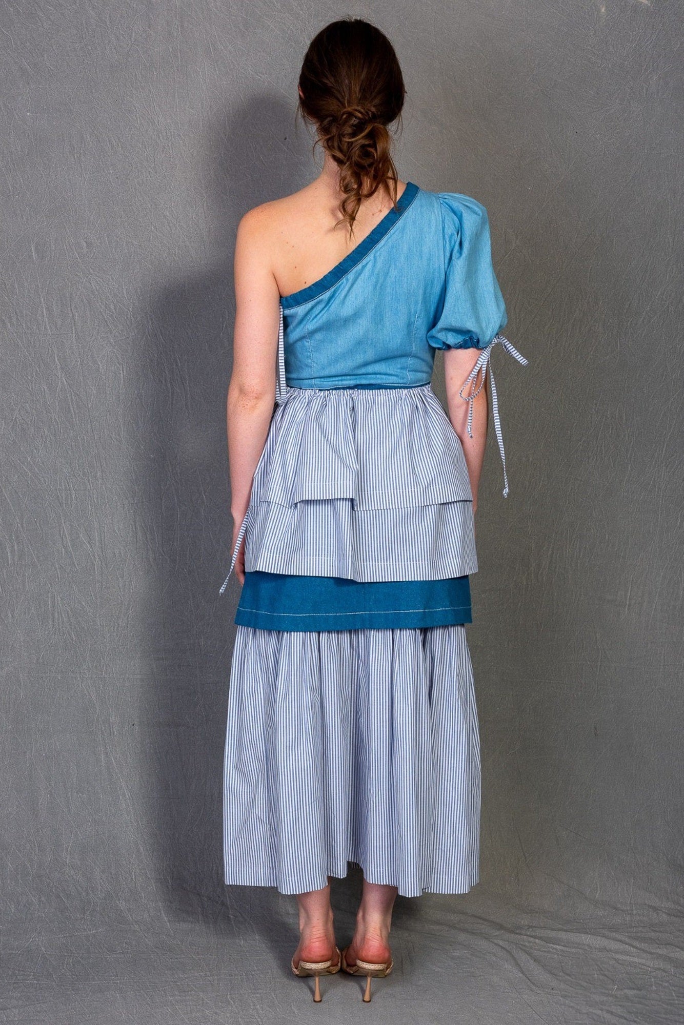 Denim Twilight Symphony Dress