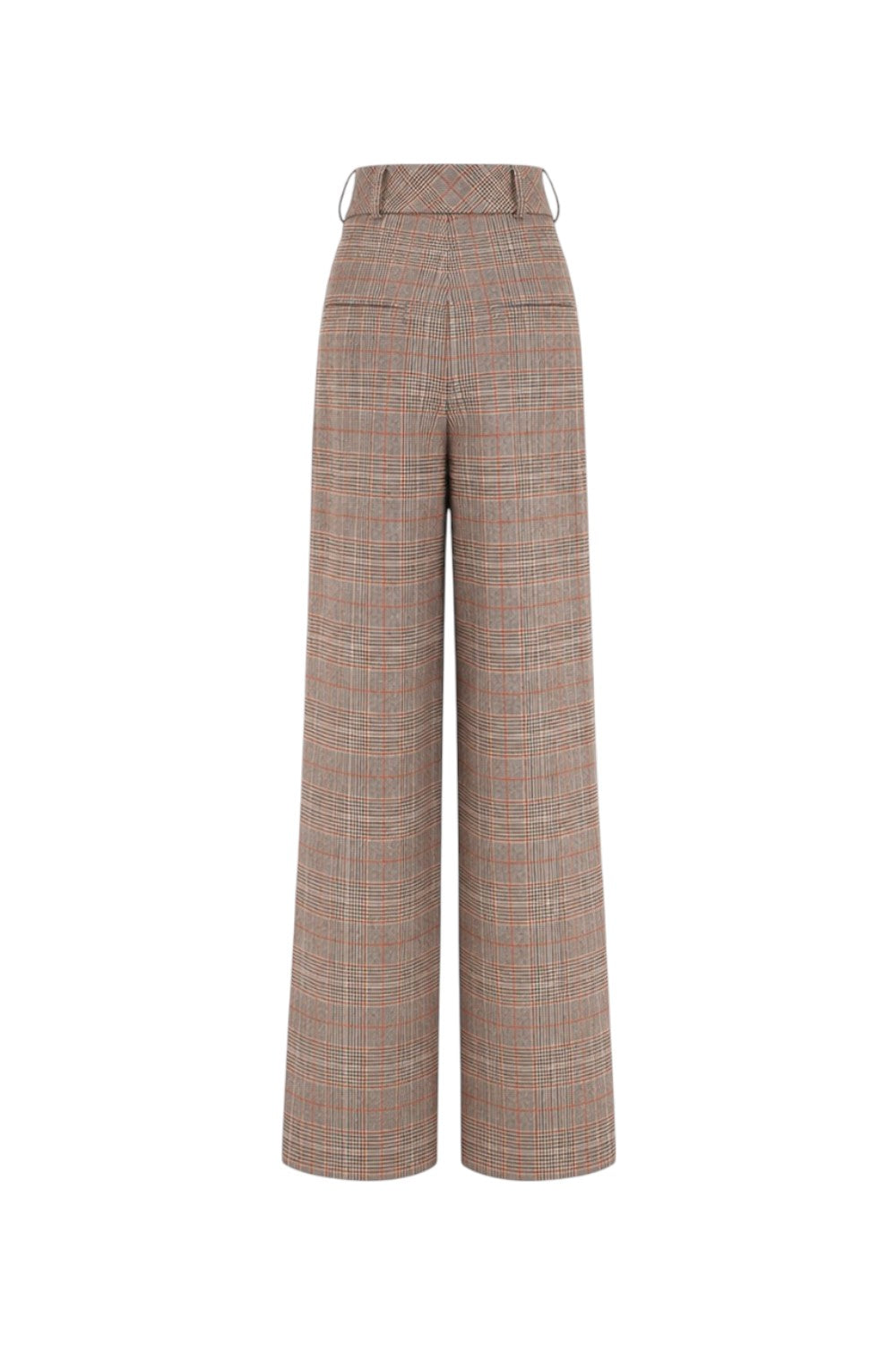 Plaid pants on a white background