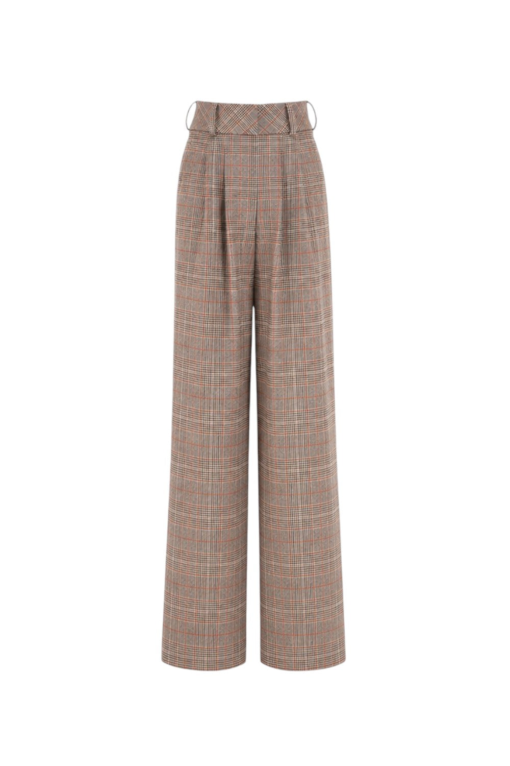 Plaid pants on a white background
