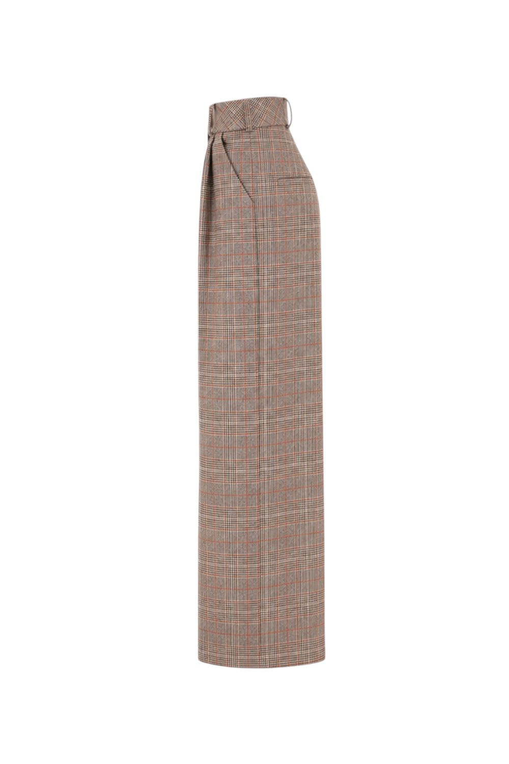 Plaid skirt on a white background