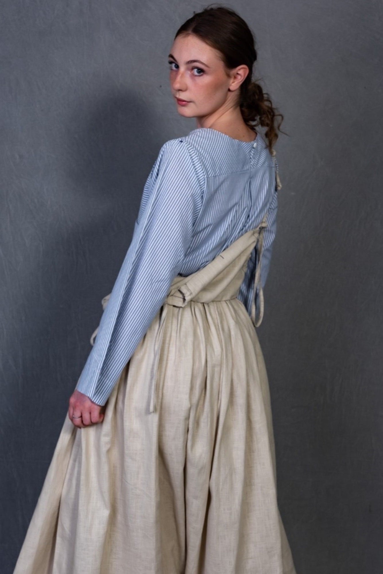 Regal Stripe Statement Blouse