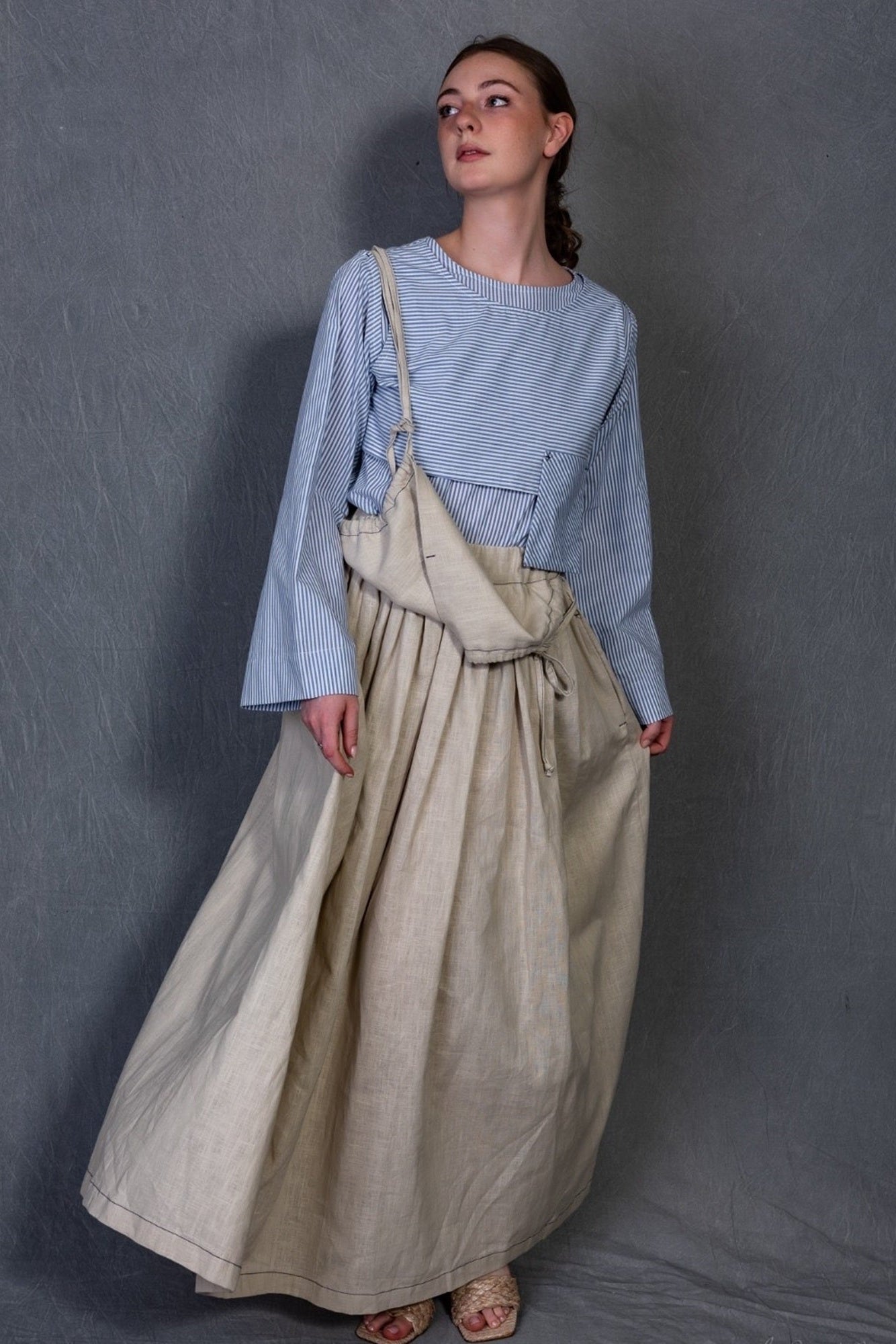 Organic Maxi Sunrise Symphony Pocket Skirt