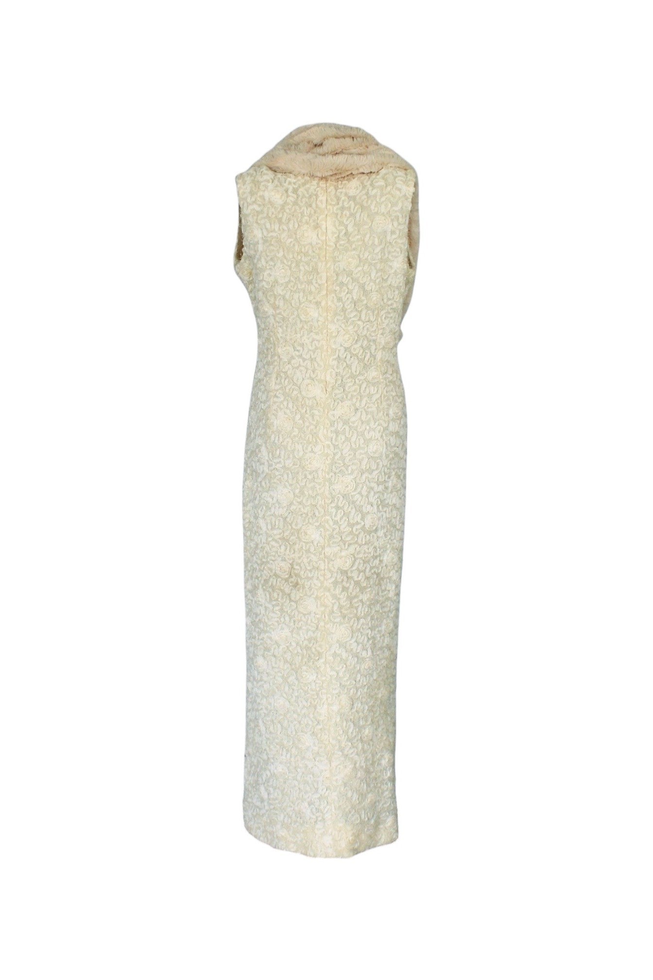 Textured cylindrical object on a white background