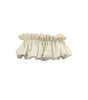 White lace garter on a white background