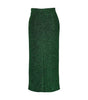 Green skirt on a white background