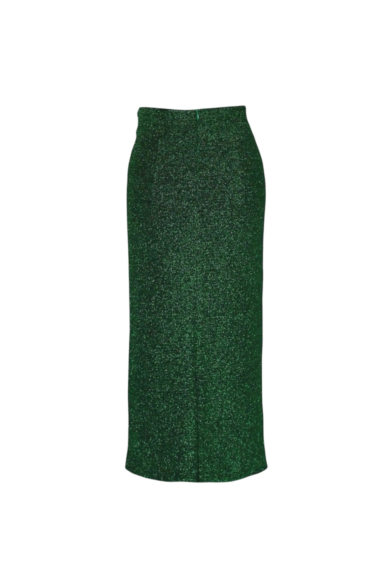 Green skirt on a white background