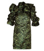 EMERALD JACQUARD Mini Dress
