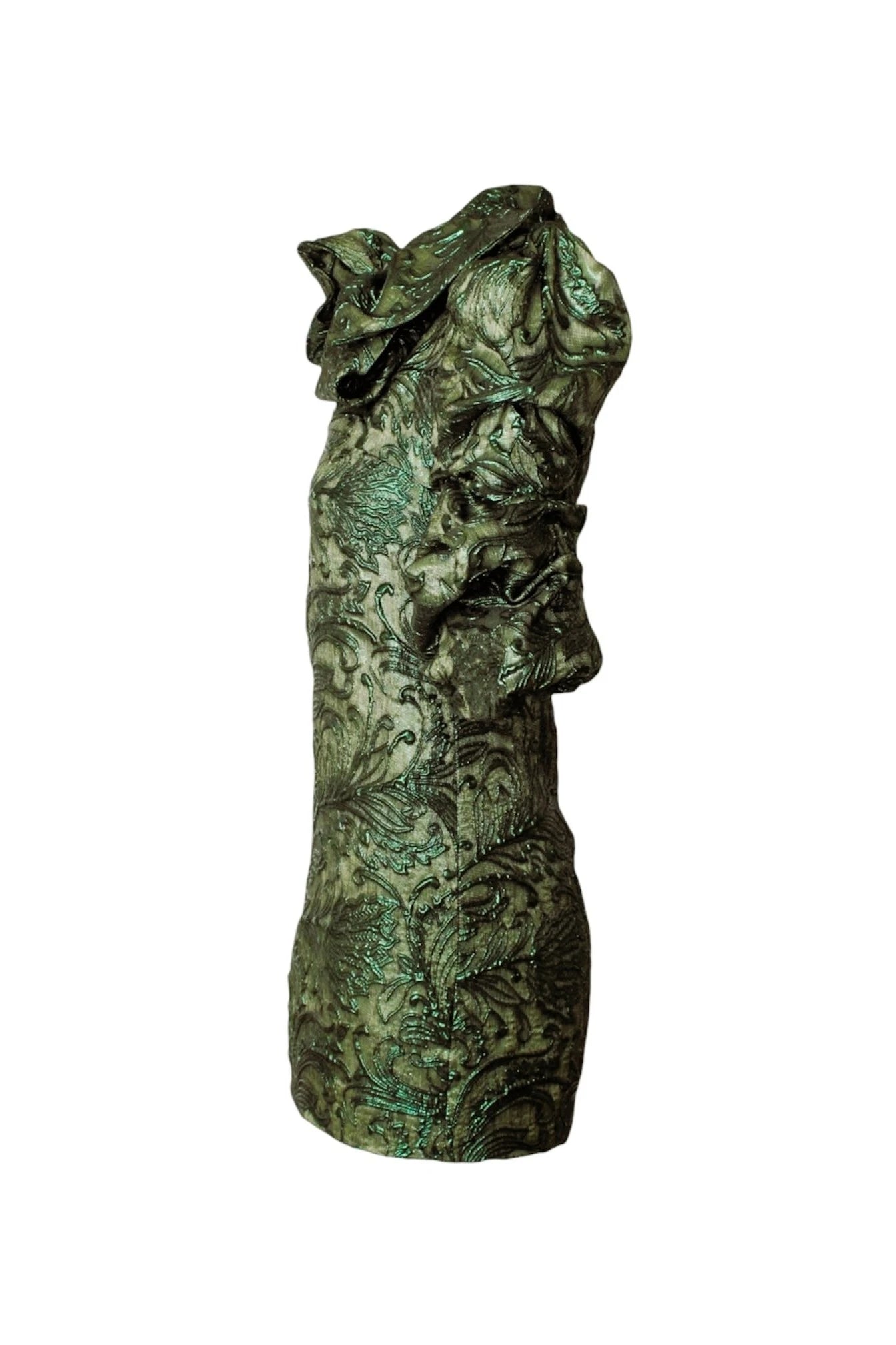 EMERALD JACQUARD Mini Dress