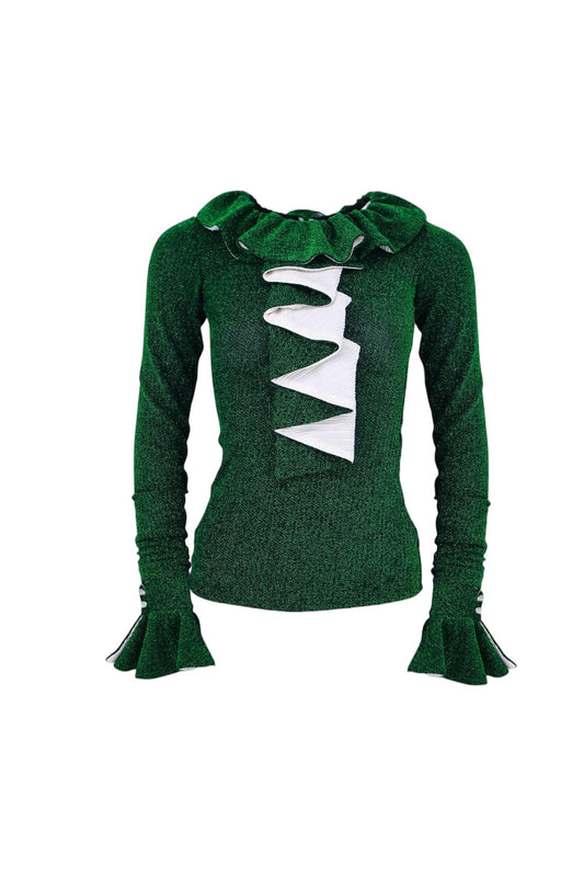 Blouse EMERALD SCULPTURE