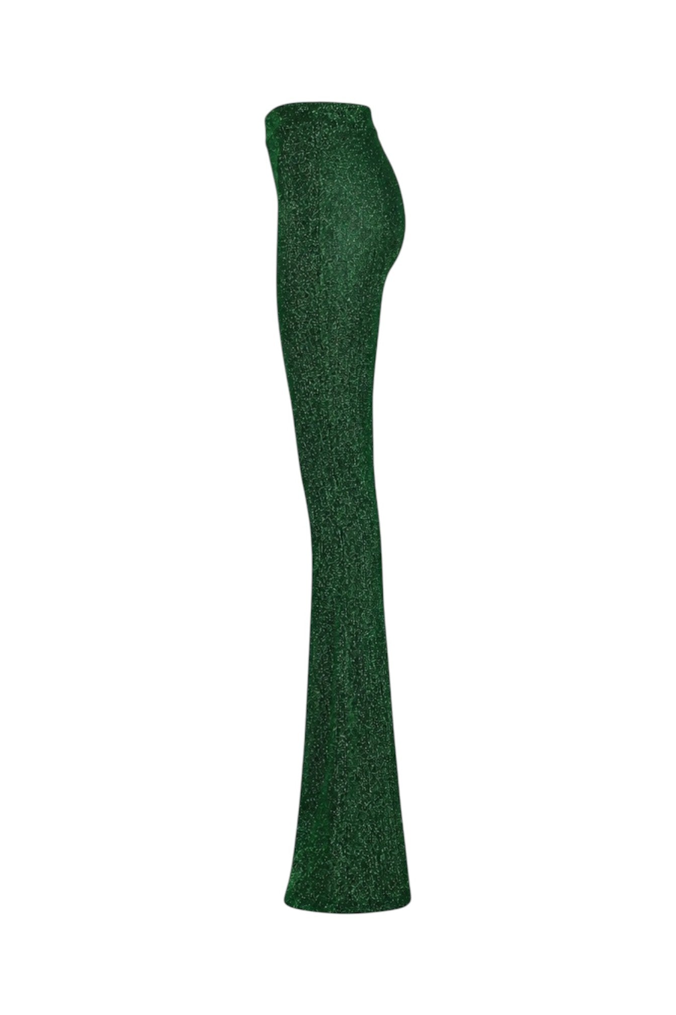 Green tights on a white background