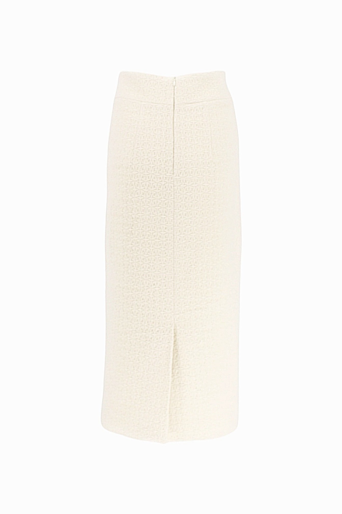 Beige skirt on a white background