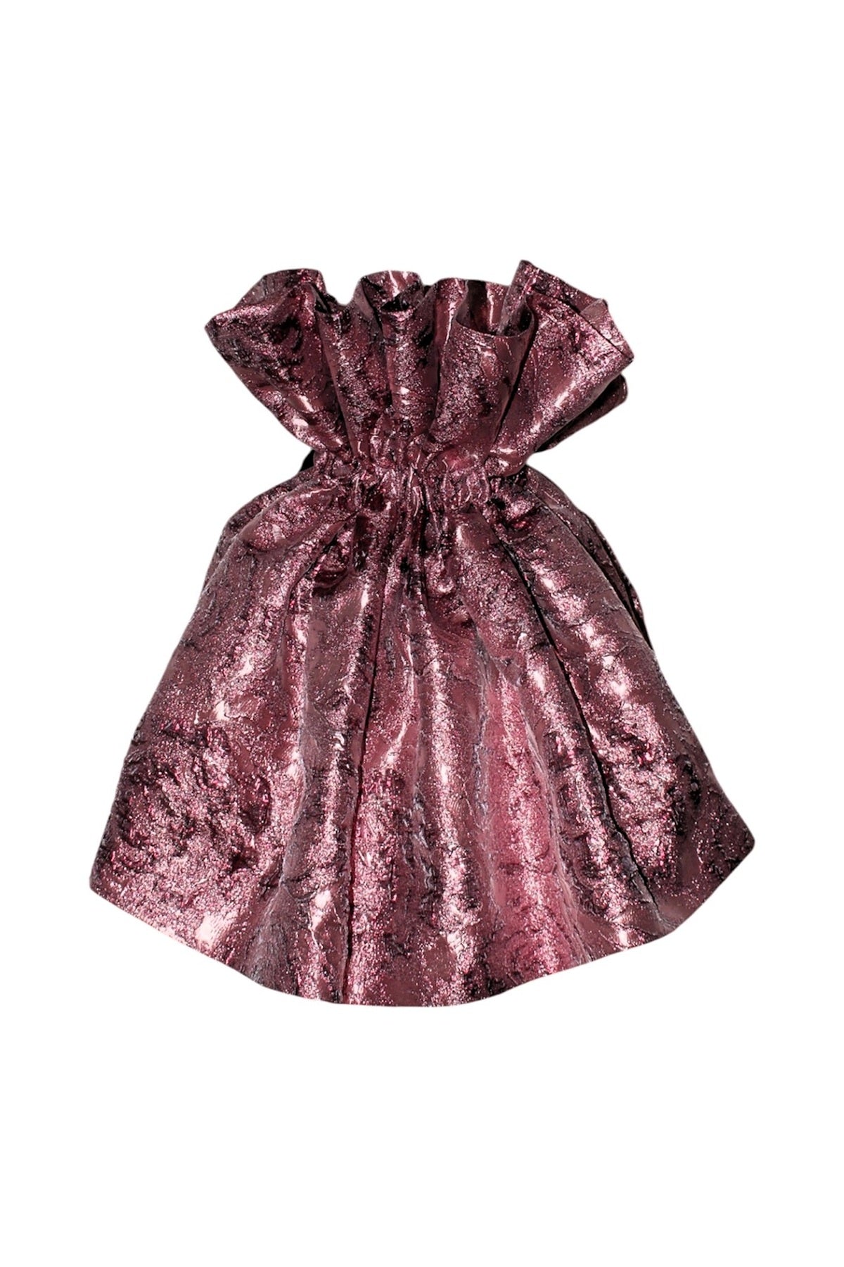 Sample BLUSH METALLIC Mini Skirt