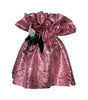 Sample BLUSH METALLIC Mini Skirt