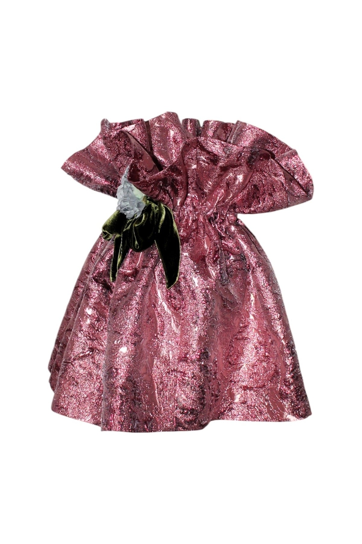 Sample BLUSH METALLIC Mini Skirt